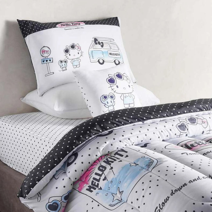 Hello Kitty 4 Piece Bed In A Bag 135X220Cm - Pink