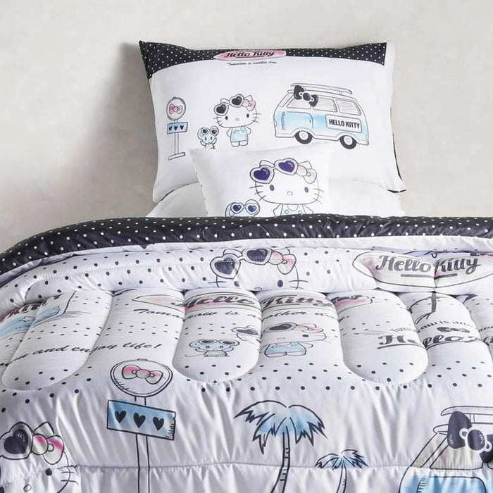 Hello Kitty 4 Piece Bed In A Bag 135X220Cm - Pink