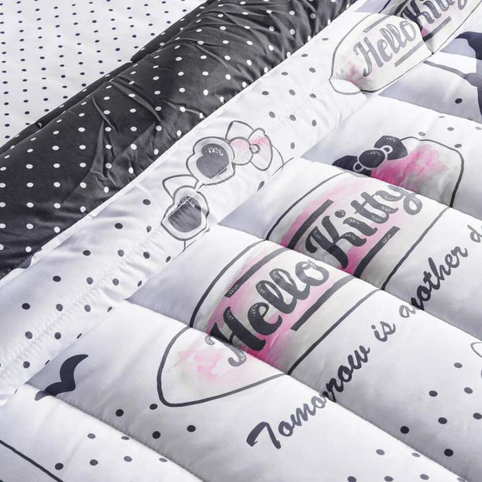 Hello Kitty 4 Piece Bed In A Bag 135X220Cm - Pink