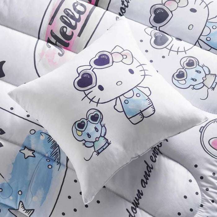 Hello Kitty 4 Piece Bed In A Bag 160X220Cm - Pink