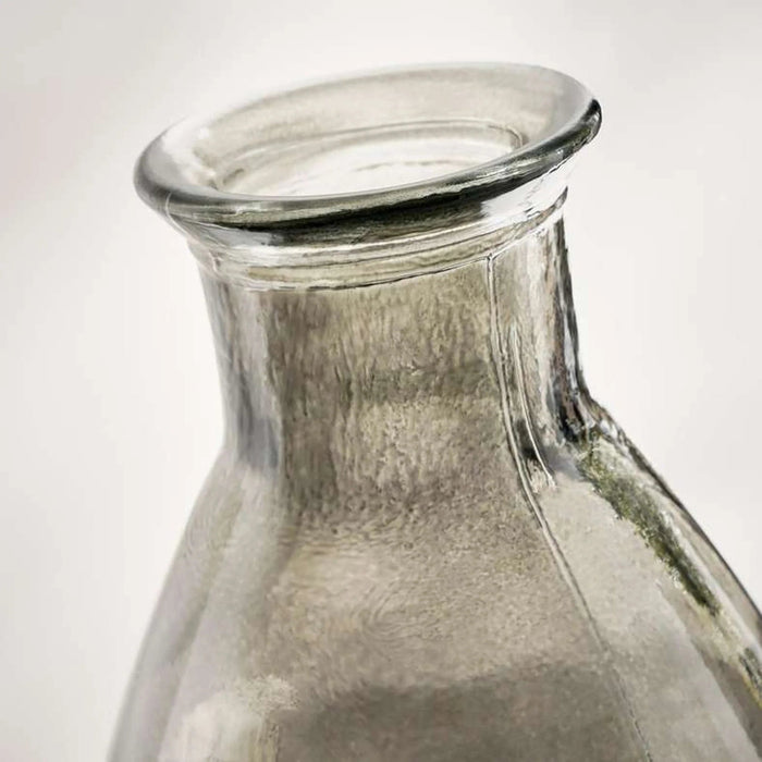 Helmi Recycled Glass Vase 25.5X81Cm - Grey Pan Home