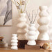 Hendrick Ceramic Vase 18.5X18X48.5Cm - Off White Pan Home