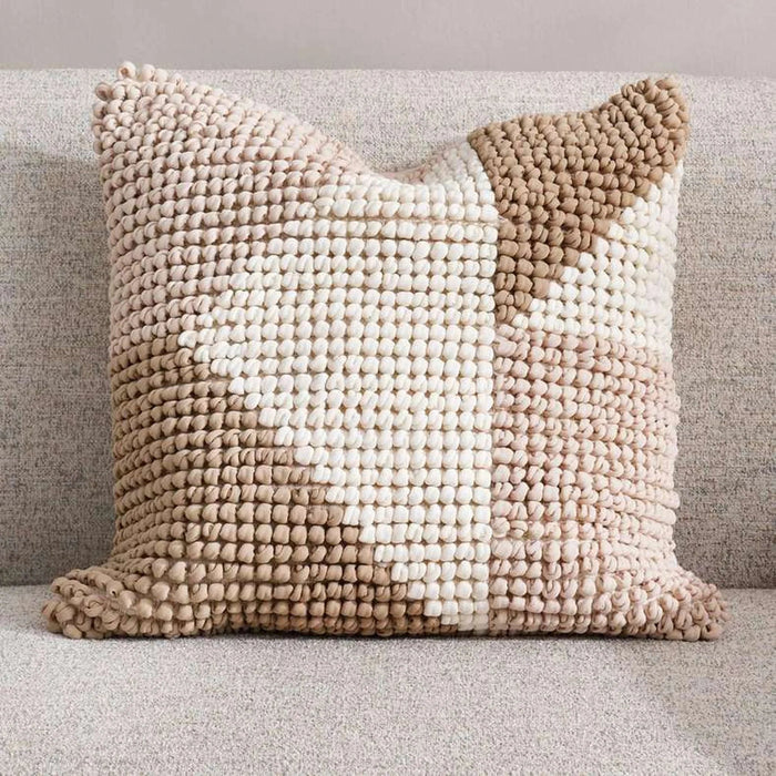 Hendrix Handwoven Filled Cushion 50X50Cm - Beige Pan Home