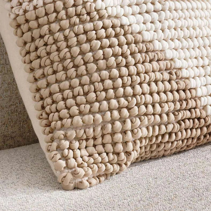 Hendrix Handwoven Filled Cushion 50X50Cm - Beige Pan Home
