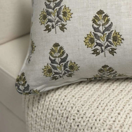 Heritage Magnolia Down Alternative Filled Cushion 35X50Cm - Olive Pan Home