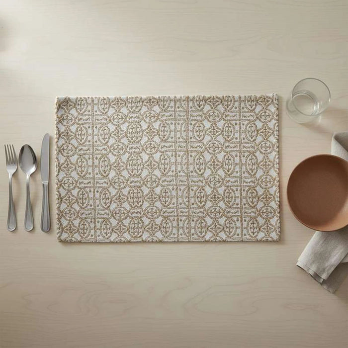 Heritage Orienta 4 Piece Placemat Set 33X45Cm - Rust Pan Home
