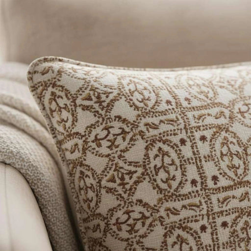 Heritage Orienta Down Alternative Filled Cushion 35X50Cm - Rust Pan Home
