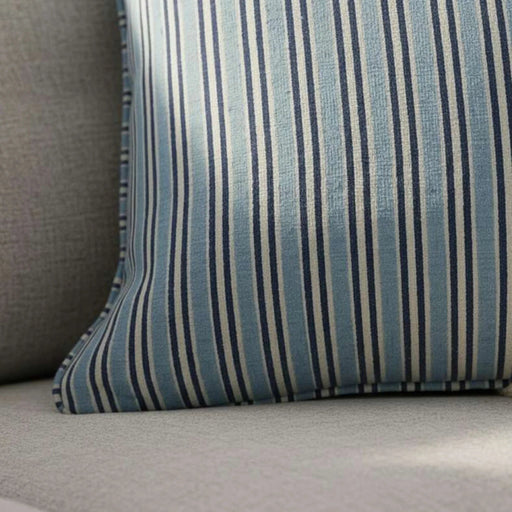 Heritage Stripe Down Alternative Filled Cushion 35X50Cm - Indigo Pan Home