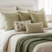 Heritage Stripe Down Alternative Filled Cushion 50X50Cm - Olive Pan Home