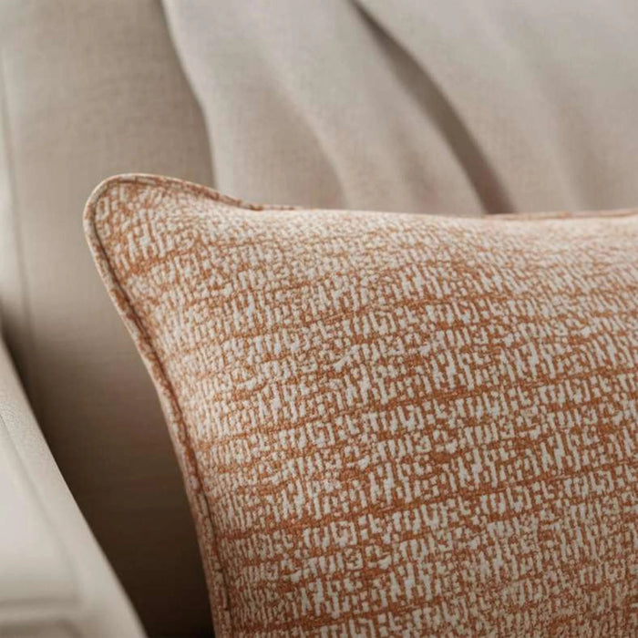 Heritage Textured Down Alternative Filled Cushion 35X50Cm - Rust Pan Home