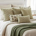 Heritage Textured Down Alternative Filled Cushion 50X50Cm - Olive Pan Home