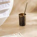 Heritage Toilet Brush Holder 10.5X10.5X36.5 - Gold Pan Home