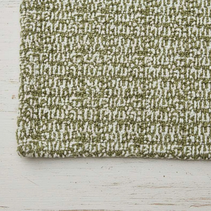 Heritagetextured  4 Piece  Placemat Set 33X45Cm - Olive