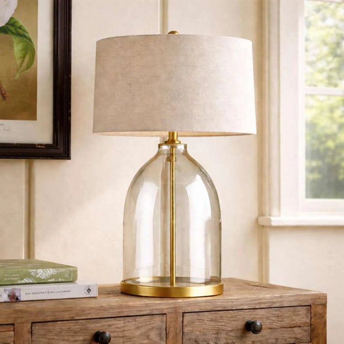 Herra E27 Galss Table Lamp 40.5X75Cm - Gold