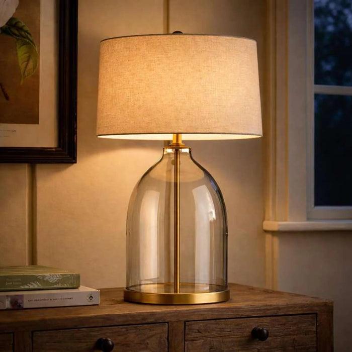 Herra E27 Galss Table Lamp 40.5X75Cm - Gold