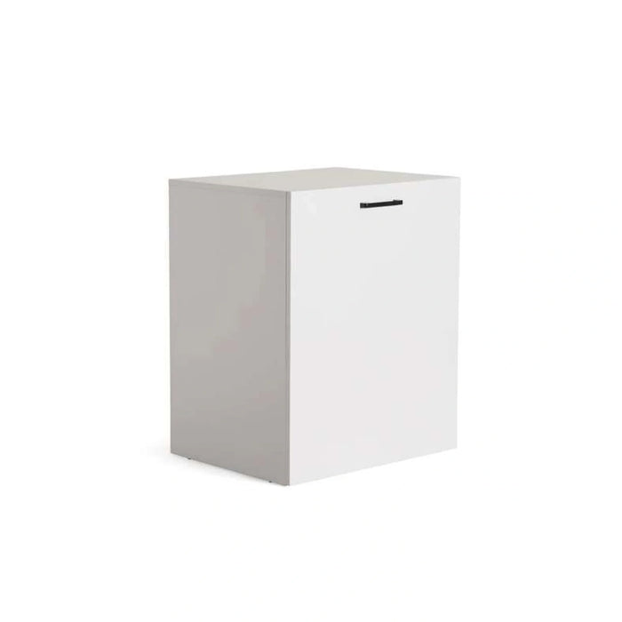Hesta Writing Desk With Shelf - White