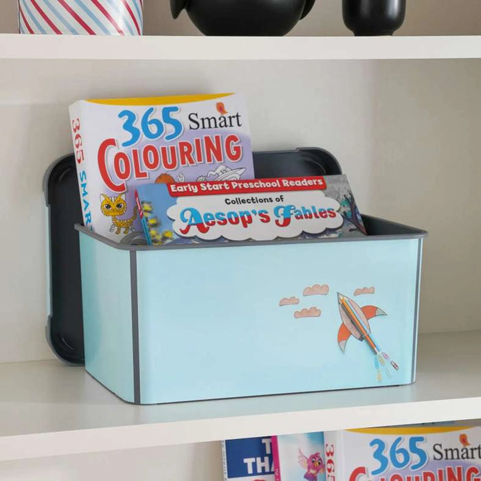 Heuston Kids Storage 28.5X19X13.5Cm- Blue