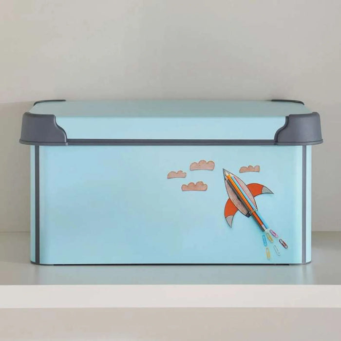 Heuston Kids Storage 28.5X19X13.5Cm- Blue
