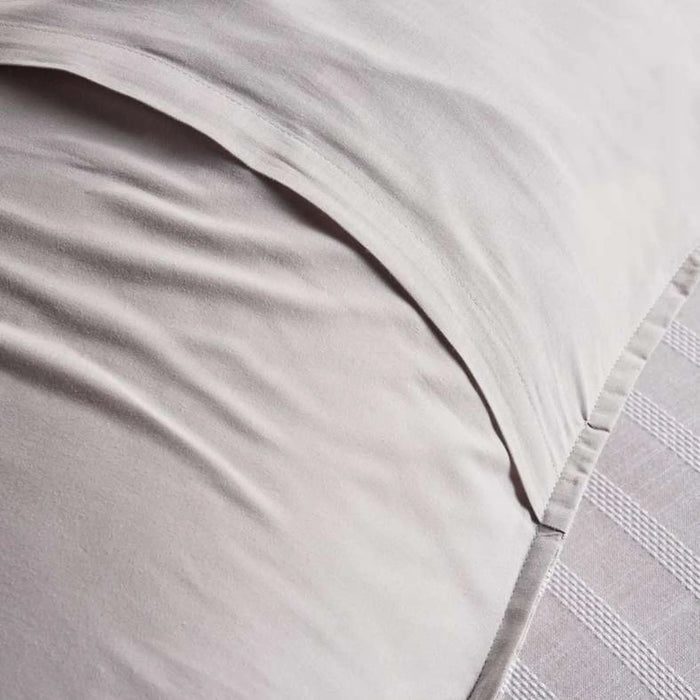 High Street Woven 3-Piece King Duvet Cover Set 230X220Cmc- Grey