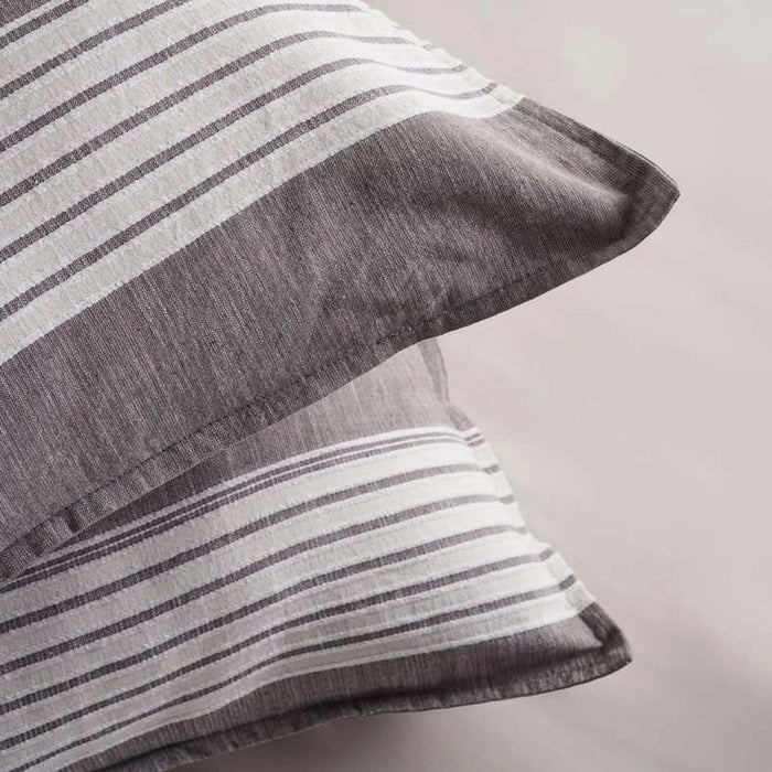 High Street Woven 3-Piece Queen Comforter Set 200X240Cm - Grey
