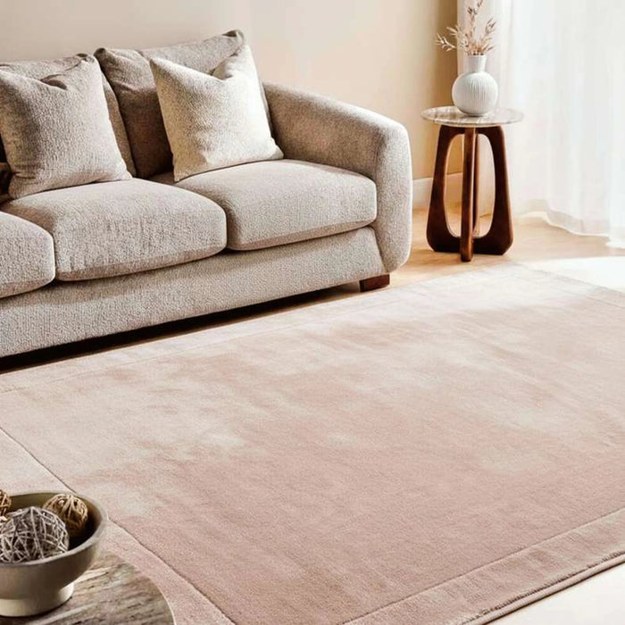 Hilton Hand Woven Wool Viscose Rug 300X400Cm - Beige Pan Home