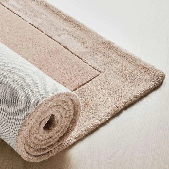 Hilton Hand Woven Wool Viscose Rug 300X400Cm - Beige Pan Home