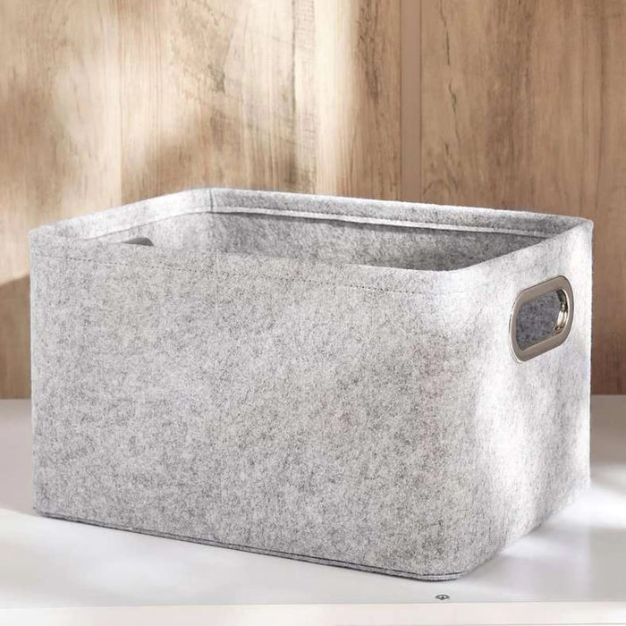 Hilux Storage Basket 33X23X18Cm-Grey Pan Home