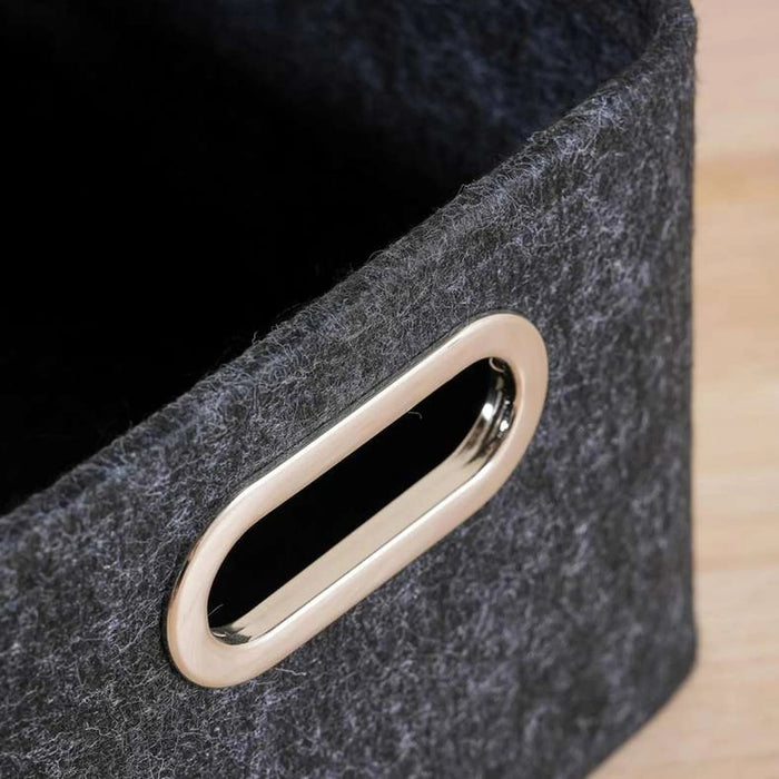 Hilux Storage Basket 35X25X20Cm-Black Pan Home