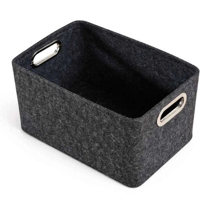 Hilux Storage Basket 37X27X22Cm-Black Pan Home