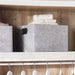 Hilux Storage Basket 37X27X22Cm-Grey Pan Home