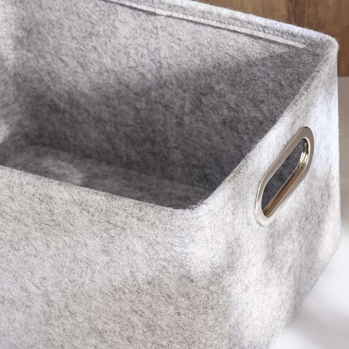 Hilux Storage Basket 37X27X22Cm-Grey Pan Home