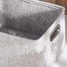 Hilux Storage Basket 37X27X22Cm-Grey Pan Home