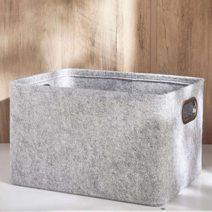 Hilux Storage Basket 37X27X22Cm-Grey Pan Home