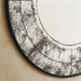 Hinzy Metal Frame Wall Mirror Dia 80Cm - Black Pan Home