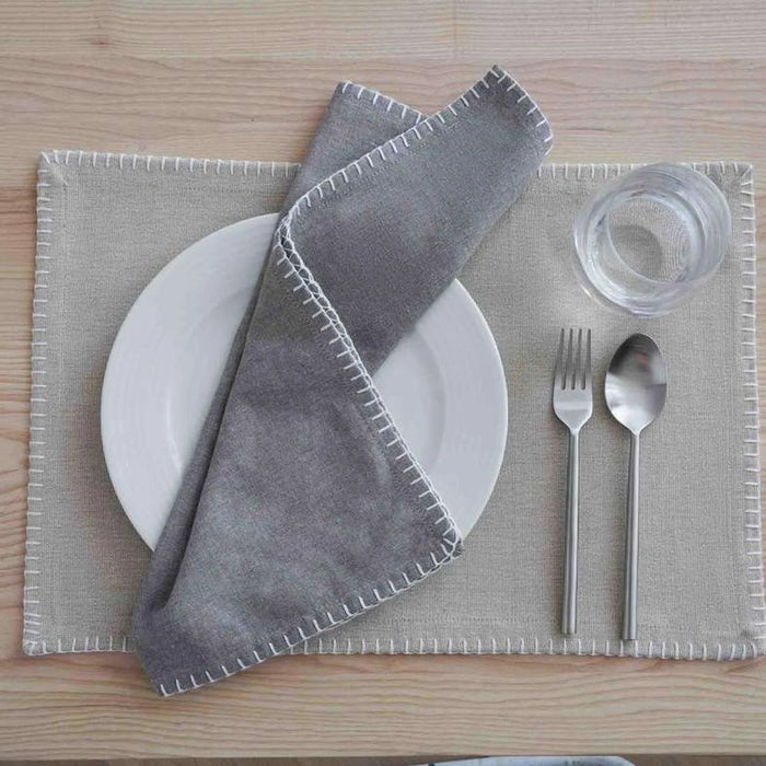 Hiraya 2-Piece Napkin Set 45X45Cm - Grey
