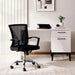 Hobbs Office Medium Back Chair Mesh Fabric - Black Pan Home