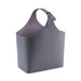 Hobo Faux Leather Storage Basket 35X20X38Cm - Grey Pan Home