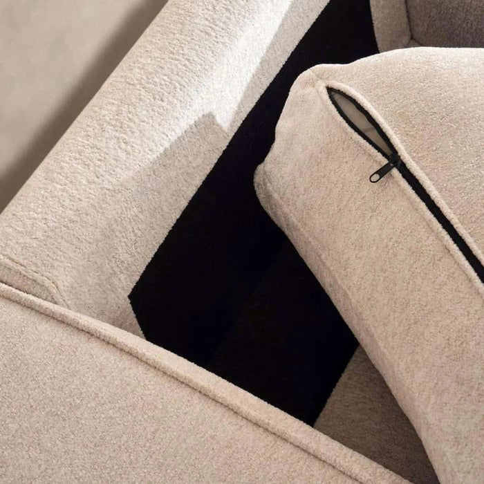 Hom Single Seater Sofa - Beige