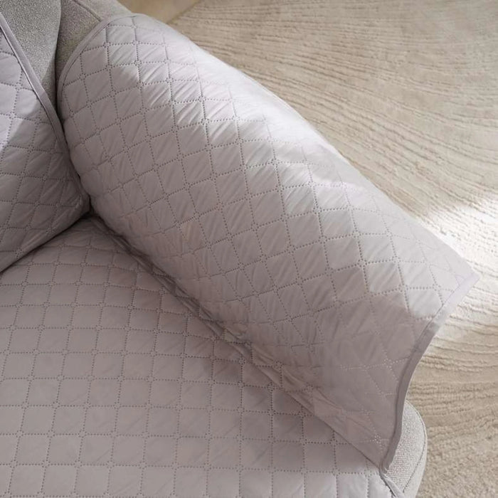 Home Basics Armor 1 Seater Sofa Protector-165X179Cm-Grey