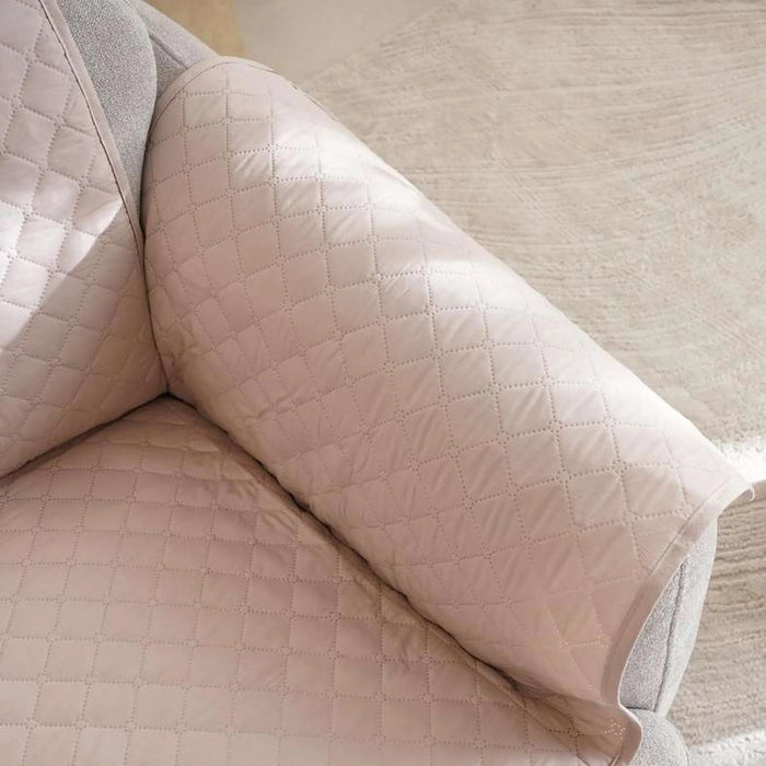 Home Basics Armor 2 Seater Sofa Protector 224X179Cm-Beige