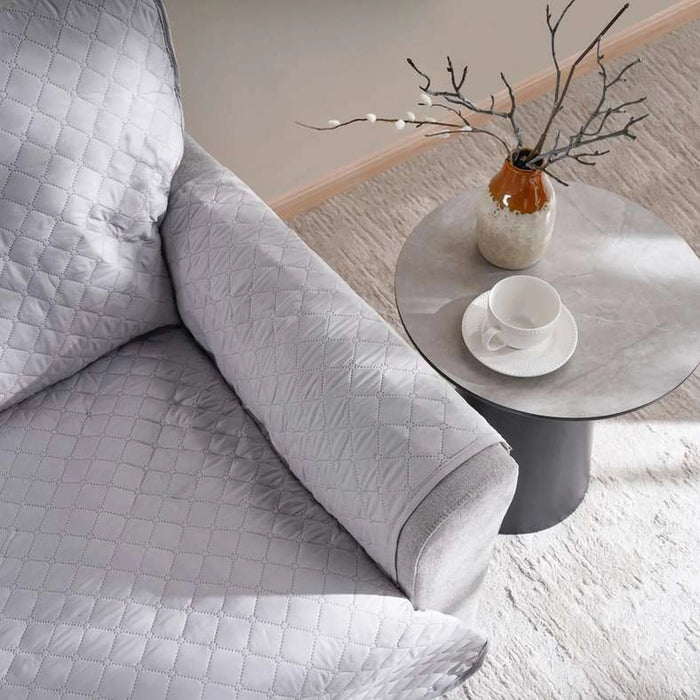 Home Basics Armor 3 Seater Sofa Protector 279X179Cm-Grey