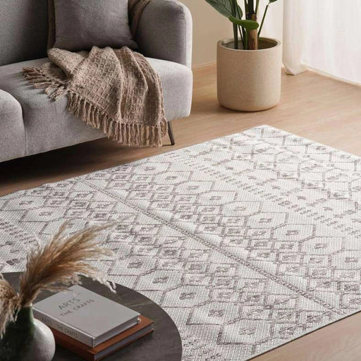 Homer Flat Woven Rug 200X290Cm - Beige Pan Home
