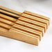 Hommer Bamboo Knife Block - Natual Pan Home