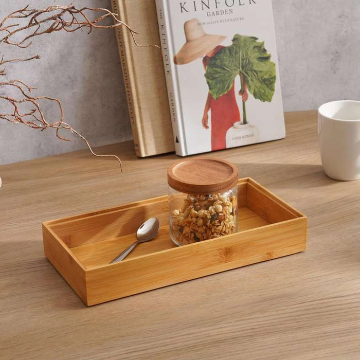 Hommer Bamboo Stacking Drawer Organizer 30.5X15X5Cm - Natural