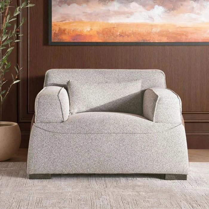 Honto Single Seater Sofa - Beige Pan Home
