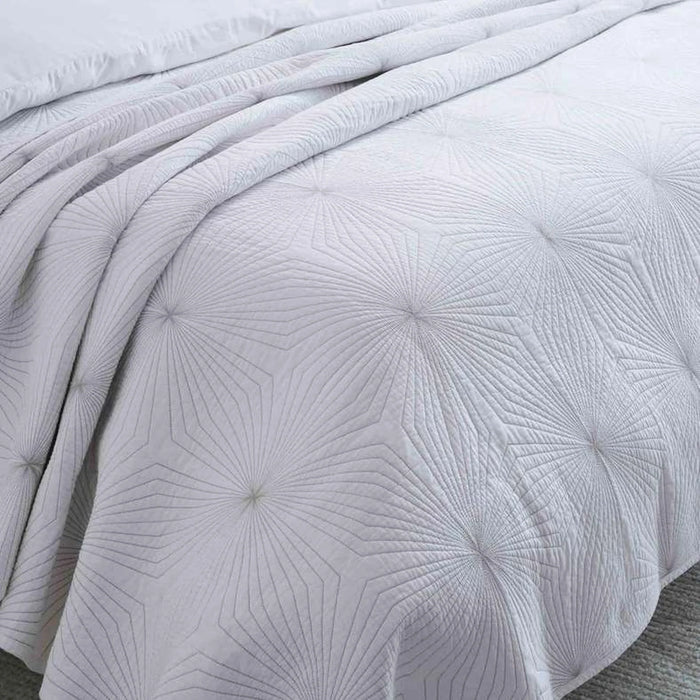 Hoop 3-Piece Bedspread Set 220X240Cm - White