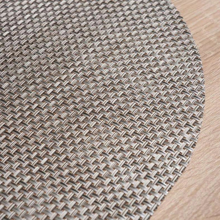 Horch 4 Piece Placemat Set Dia 38Cm - Grey