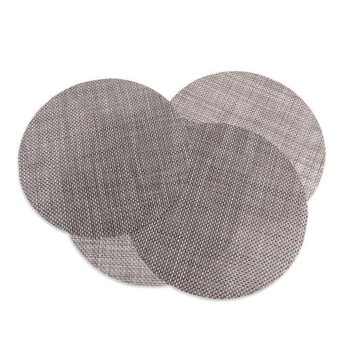 Horch 4 Piece Placemat Set Dia 38Cm - Grey