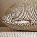 Horizon Herringbone Down Alt Filled Cushion 35X50Cm - Ochre Pan Home