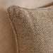 Horizon Herringbone Down Alt Filled Cushion 50X50Cm - Ochre Pan Home